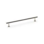 Alexander & Wilks AW814-192-PN Round T Bar Cabinet Pull Handle - Polished Nickel -192mm (LEAD TIME: 2-3 DAYS)