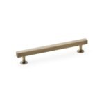 Alexander & Wilks AW815-160-AB Square T Bar Cabinet Pull Handle - Antique Brass 160mm (LEAD TIME: 2-3 DAYS)