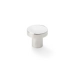 Alexander & Wilks AW821-30-PN Hanover Plain Cupboard Knob - Polished Nickel Knob 30mm (LEAD TIME: 2-3 DAYS)