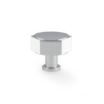 Alexander & Wilks AW828-40-PC Vesper Hex Cabinet Knob - Polished Chrome (LEAD TIME: 2-3 DAYS)