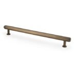 Alexander & Wilks AW830-224-AB Vesper Hex T Bar Cabinet Pull - Antique Brass 224mm C/C (LEAD TIME: 2-3 DAYS)
