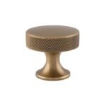 Alexander & Wilks AW841-38-AB Berlin Cupboard Knob - Antique Brass 38mm (LEAD TIME: 2-3 DAYS)