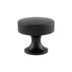 Alexander & Wilks AW841-38-BL Berlin Cupboard Knob Black 38mm (LEAD TIME: 2-3 DAYS)