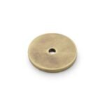 Alexander & Wilks AW895-30-ABZ Circular Backplate - Antique Brass Bronze Diameter 30mm (LEAD TIME: 2-3 DAYS)