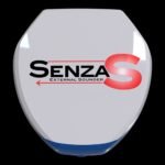 CQR BCSENZ/S/COV/W/B/L Senza S Backlit Cover |White with Blue Lens (LEAD TIME: 2-3 DAYS)