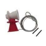 Cardale CD45 Cones & Cables (Pair) Red & White - 1,360mm (LEAD TIME: 3-5 DAYS)