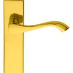 Carlisle Brass DL181 Andros Lever On Latch Backplate (LEAD TIME: 2-3 DAYS)