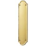 Carlisle Brass DL20 Finger Plate Shaped End (LEAD TIME: 2-3 DAYS)