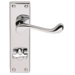 Carlisle Brass DL54WCCP Victorian Scroll Lever On WC Backplate (LEAD TIME: 2-3 DAYS)