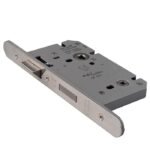 Eurospec DLS7860WCSSS/R Easi-T Din Bathroom Lock Radius (LEAD TIME: 2-3 DAYS)