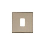 Eurolite EC-G1ABB Concealed 3mm 1 Gang Grid Plate - Antique Brass (LEAD TIME: 2-3 DAYS)