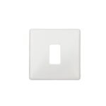 Eurolite EC-G1MWW Concealed 3mm 1 Gang Grid Plate - Matt White (LEAD TIME: 2-3 DAYS)