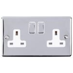 Eurolite EN2SOPCW 2-Gang Socket (LEAD TIME: 2-3 DAYS)