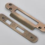 EuroSpec FSF5004AB/R Forend Strike & Fixing Pack to Suit Architectural Sashlocks (BAS/ESS/LSS/OSS) Radius (LEAD TIME: 2-3 DAYS)