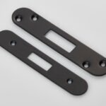 EuroSpec FSF5007MB/R Forend Strike & Fixing Pack to Suit Architectural Deadlocks (EDS/LDS) Radius (LEAD TIME: 2-3 DAYS)