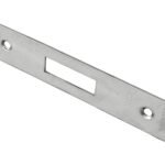 Eurospec FSF5007SSS/R Easi-T Forend Strikes & Fixing Pack Deadlocks - Satin Stainless Steel Radius Forend (LEAD TIME: 2-3 DAYS)