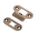 EuroSpec FSF5009AB/R Forend Strike & Fixing Pack to Suit Heavy Duty Tubular Latch Radius (LEAD TIME: 2-3 DAYS)