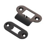 EuroSpec FSF5009MB/R Forend Strike & Fixing Pack to Suit Heavy Duty Tubular Latch Radius (LEAD TIME: 2-3 DAYS)