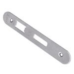Eurospec FSF5013SSS/R Easi-T Forend Strike & FIxing Pack To Suit BS 5-Lever Sashlock - Satin Stainless Steel Radius Forend (LEAD TIME: 2-3 DAYS)