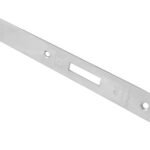 Eurospec FSF5015BSS/R Forend Strike & Fixing Pack To Suit Din Euro Deadlock - Bright Stainless Steel Radius Forend (LEAD TIME: 2-3 DAYS)