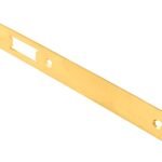 Eurospec FSF5016PVD/R Forend Strike & Fixing Pack To Suit Din Latch - PVD Radius Forend (LEAD TIME: 2-3 DAYS)