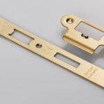 EuroSpec FSF5016SB/R Forend Strike and Fixing Pack to Suit Din Latch (Security) Radius (LEAD TIME: 2-3 DAYS)