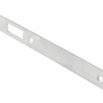 Eurospec FSF5016SSS/R Forend Strike & Fixing Pack To Suit Din Latch - Satin Stainless Steel Radius Forend (LEAD TIME: 2-3 DAYS)