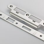 Eurospec FSF5017BSS/R Forend Strike & Fixing Pack To Suit Din Euro Sash/Bathroom Lock - Bright Stainless Steel Radius Forend (LEAD TIME: 2-3 DAYS)