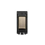 Eurolite G12-ABB Grid & Modular 10 Amp 2-Way Switch - Antique Brass (LEAD TIME: 2-3 DAYS)