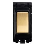 Eurolite G12C-SBB Grid & Modular 2-Way & Off Switch - Satin Brass (LEAD TIME: 2-3 DAYS)
