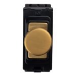 Eurolite GD400T-SBB Grid & Modular 400W & Led Intelligent Dimmer - Satin Brass (LEAD TIME: 2-3 DAYS)