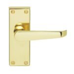 Carlisle Brass M31 Victorian Lever On Latch Backplate (LEAD TIME: 2-3 DAYS)