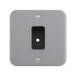 Eurolite MC-G1 Metal Clad Grid Faceplate with Back Box-1-Gang (LEAD TIME: 2-3 DAYS)