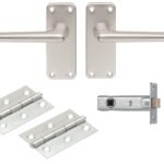 EuroSpec SAA22/INTB Aluminium Lever Latch Door Pack (LEAD TIME: 2-3 DAYS)