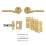 Carlisle Brass UDP009SB/INTB Tavira Latch Pack Ultimate Door Pack (LEAD TIME: 2-3 DAYS)